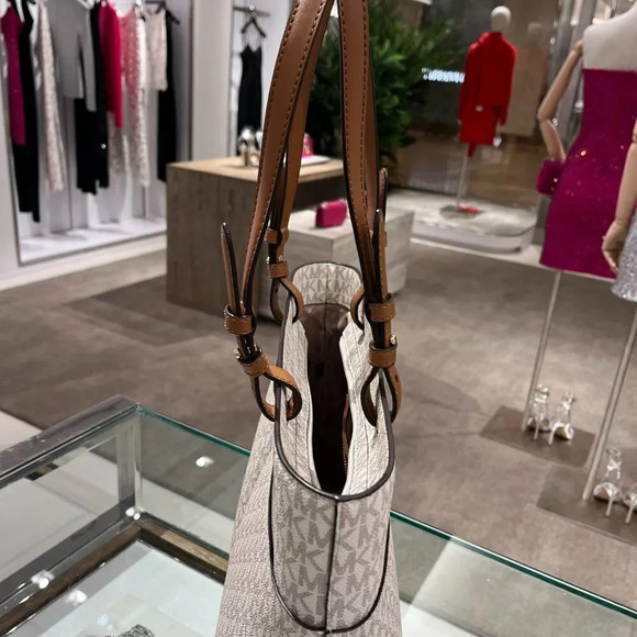 MICHAEL KORS BEDFORD MEDIUM LOGO TOTE BAG 30F2GBFT2B - Picture 4 of 12